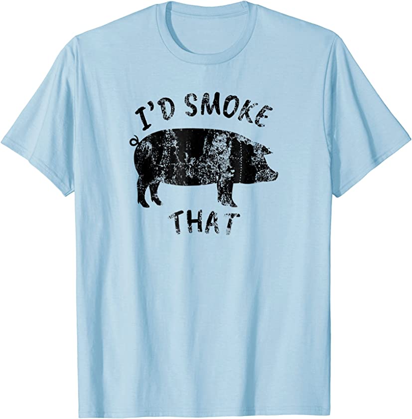 Vintage I’d Smoke That Funny BBQ Sausage Grilling T-Shirt