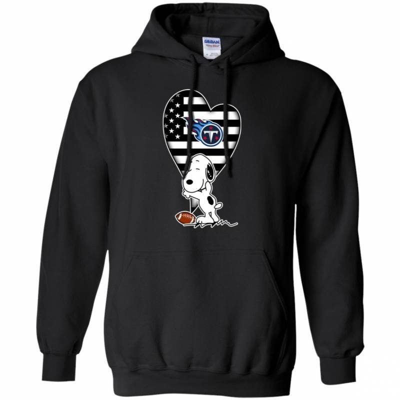 Tennessee Titans Snoopy In My Heart Hoodie T-Shirt