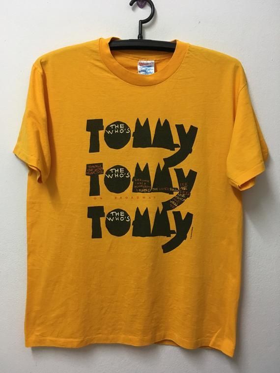 Vintage90S The Who S Tommy On Broadway See Me Feel Me Touch Me Heal Me Shirt 21 5 Shirt