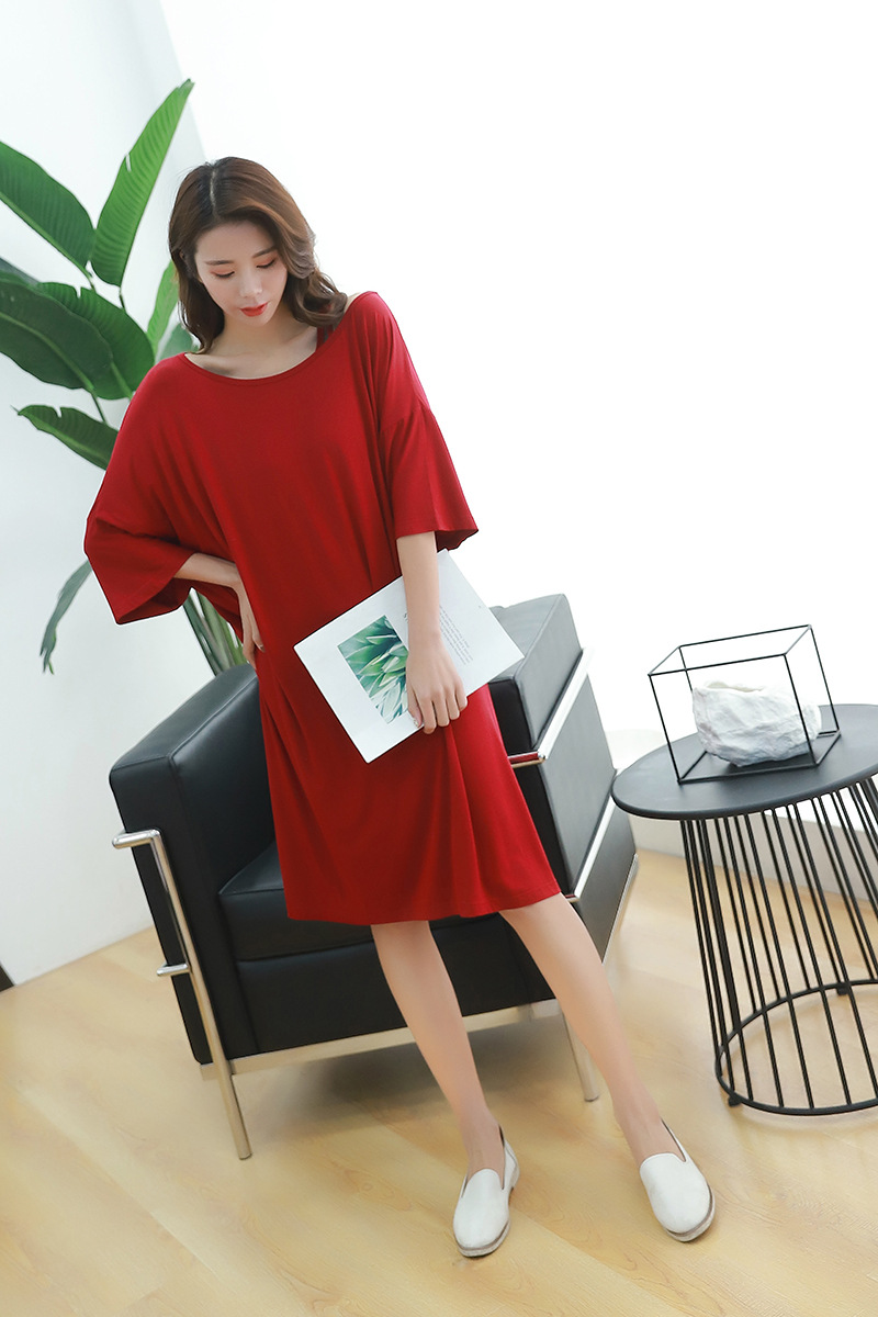 2019 summer plus size night dress women loose soft sexy strapless sleepwear nightgowns sleepshirts sleepdress home outfits alx