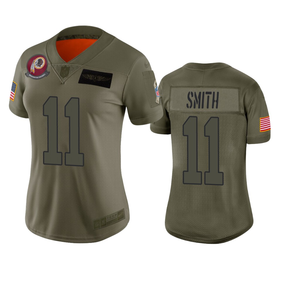 Womens Washington Redskins Alex Smith Camo 2019 Salute To Service Limited Jersey