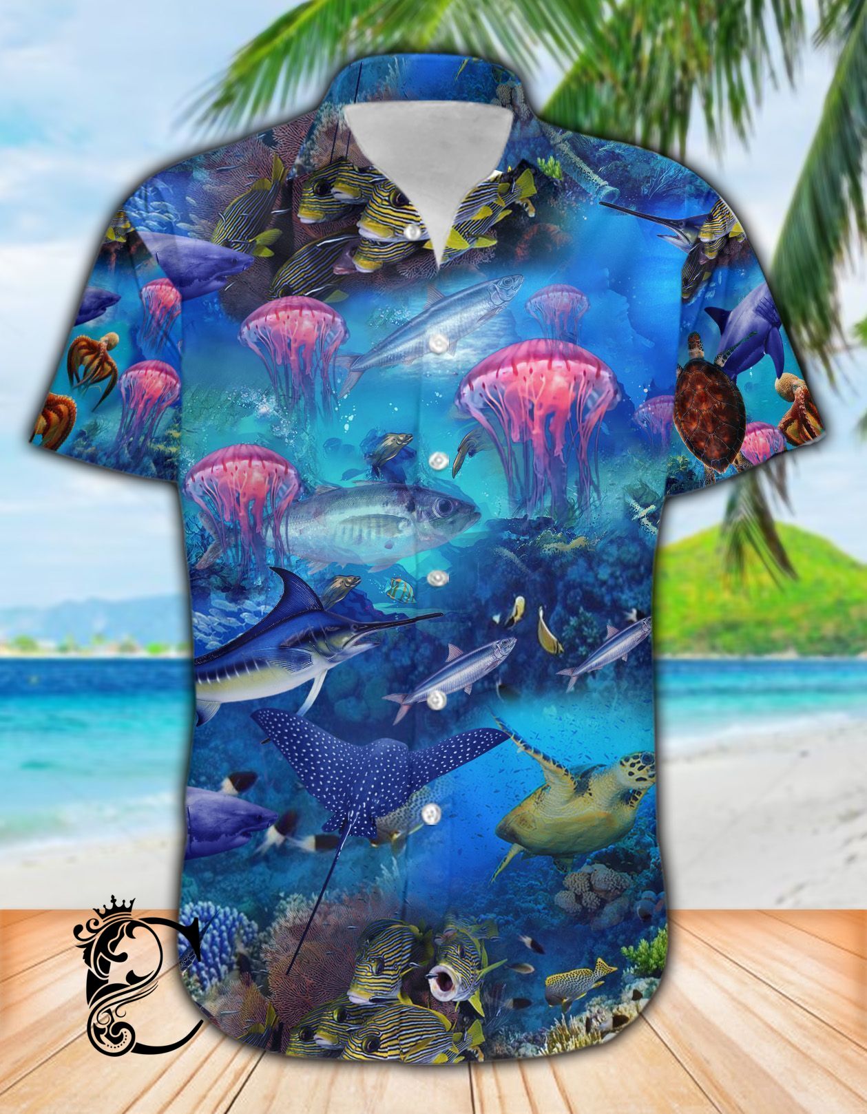 Beach Shirt Find Ocean Hawaiian Shirt- Chillicothemall