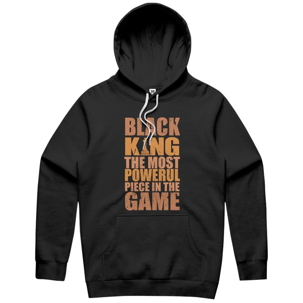 Black History Month Black King Melanin Men Hoodie