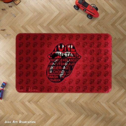 Rolling Stones Non-Slip Rug Mat 257