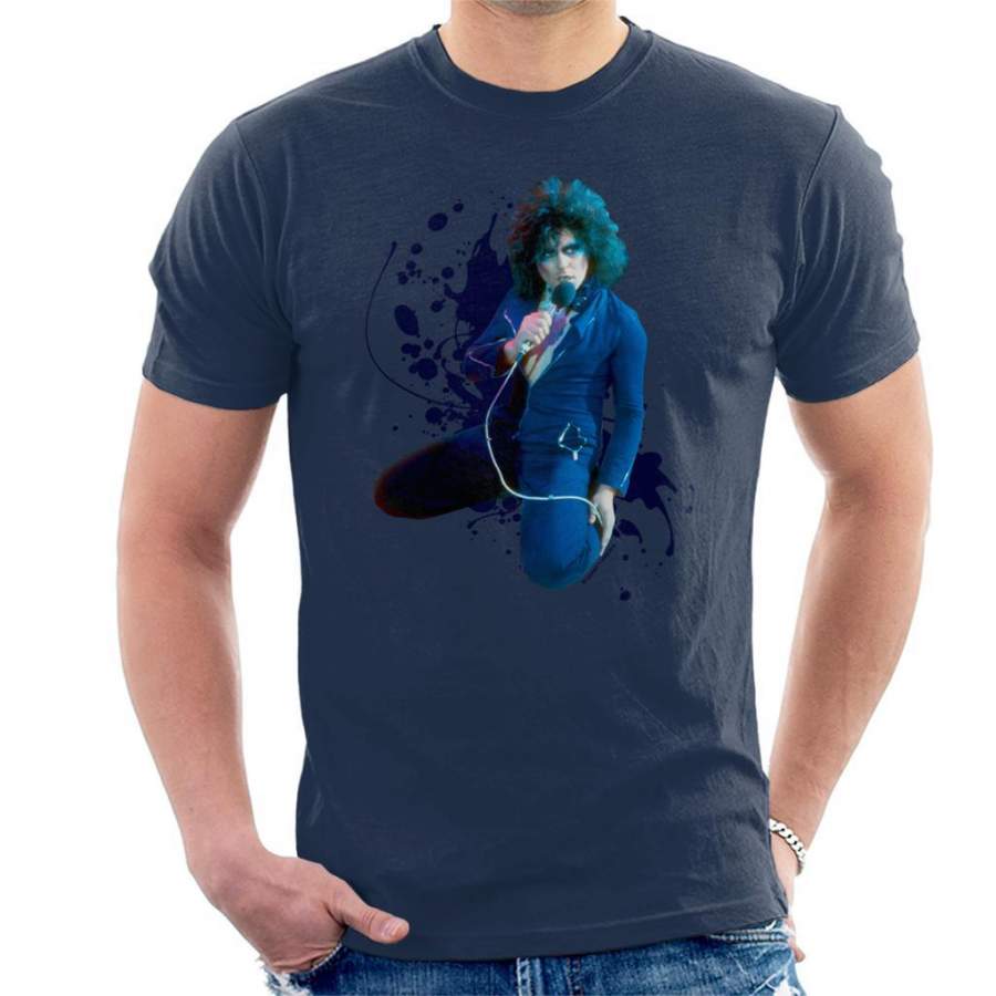 TV Times Marc Bolan On Supersonic Live T Rex Men’s T-Shirt