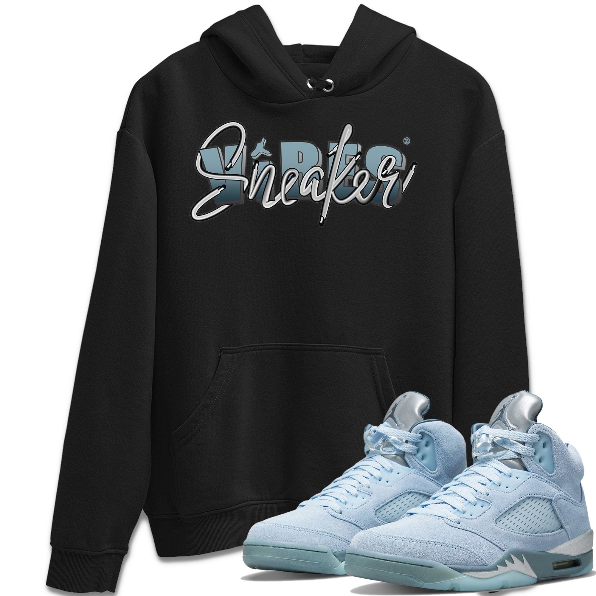 Sneaker Vibes Hoodie – Air Jordan 5 Blue Bird