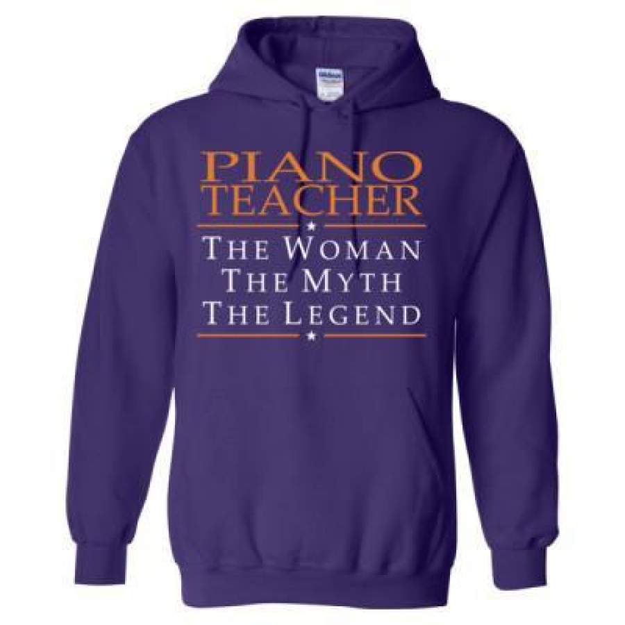 AGR Piano Teacher The Woman The Myth The Legend – Heavy Blend™ Hooded Sweatshirt