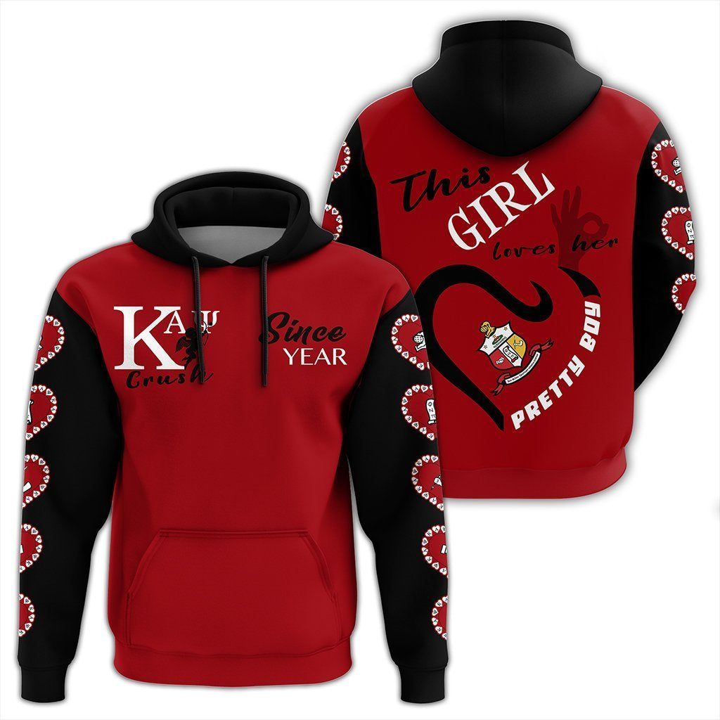 (Custom) Greek Life Hoodie – Kappa Alpha Psi Valentine Crush Pullover Hoodie