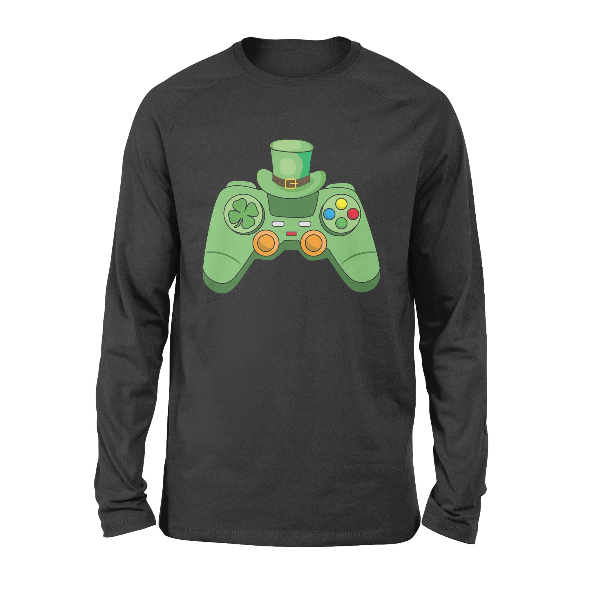 Video Game Gaming St Patricks Day Gamer Boys St. Patty’s Day Long Sleeve T-Shirt – Standard Long Sleeve