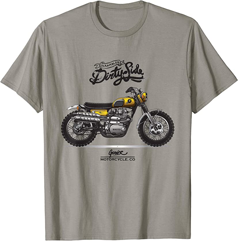 Vintage Scrambler Motorcycle – Classic Dirt Bike enthusiast T-Shirt