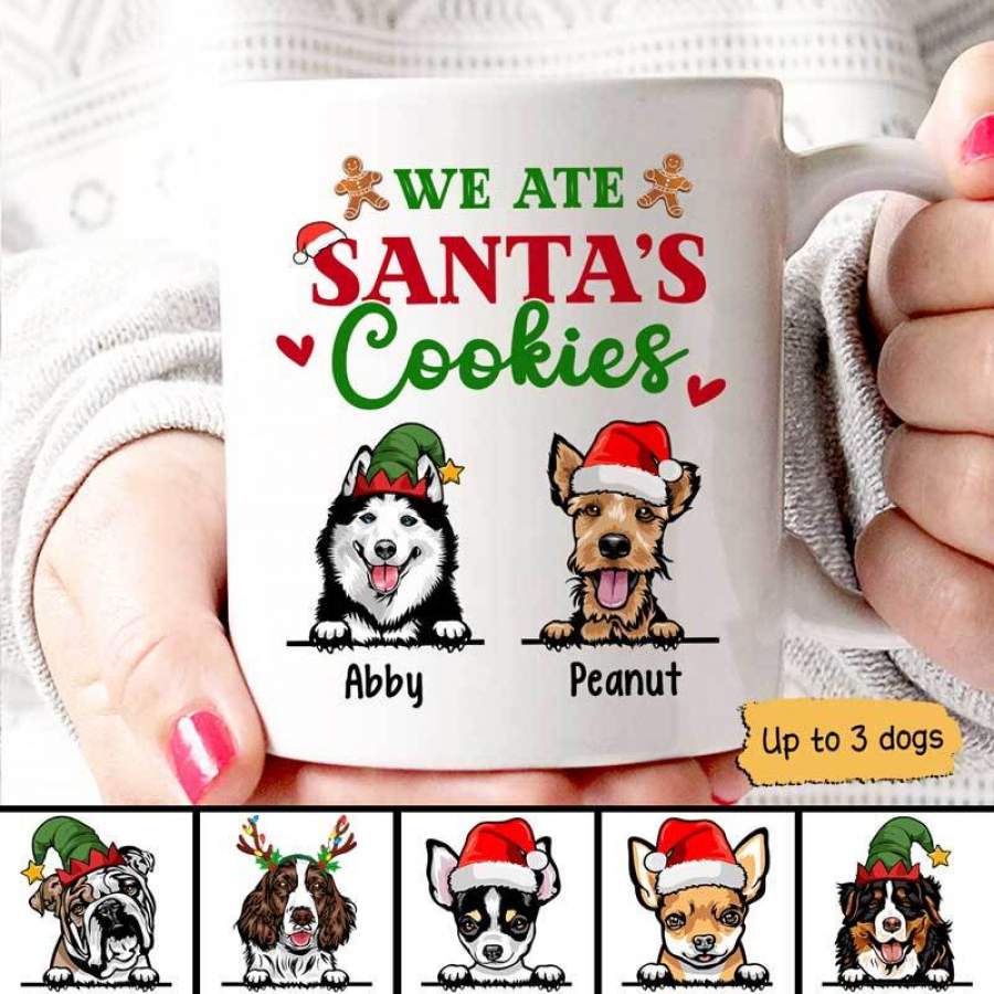 I Ate Santa‘s Cookies Dogs Personalized Coffee Mug