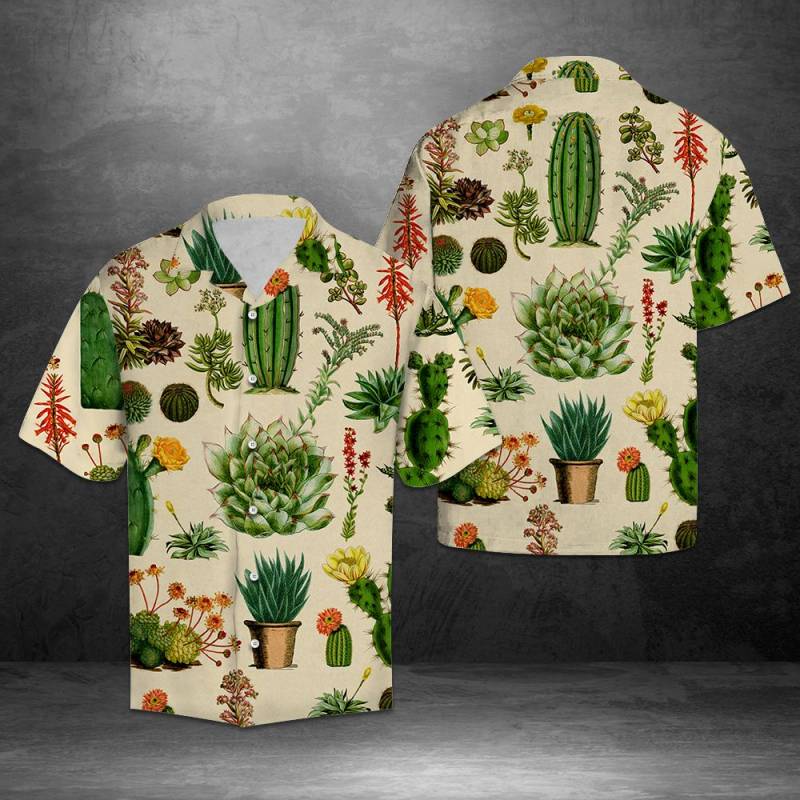 Strong Cactus Hawaiian Shirt Ha10389