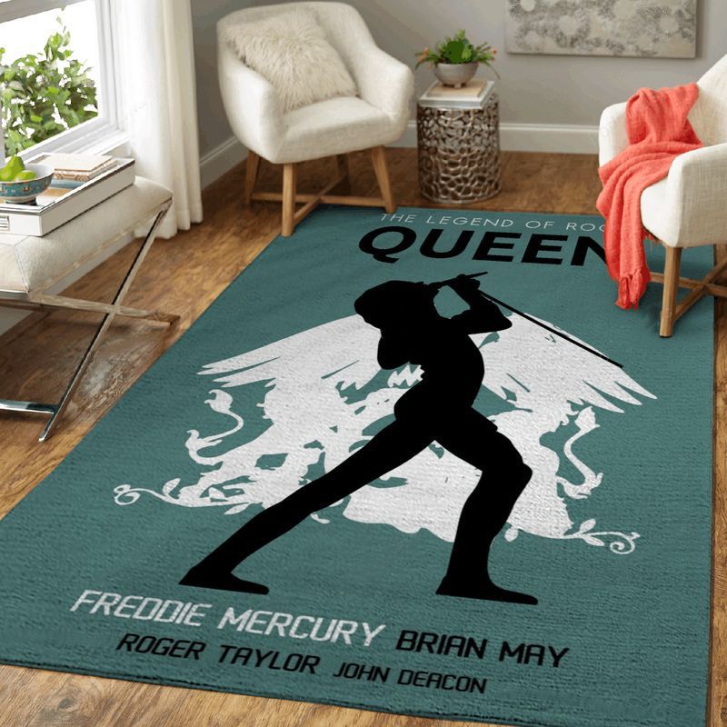 Freddie Mercury Singer 16 Area Rug Living Room And Bed Room Rug Gift Us Decor