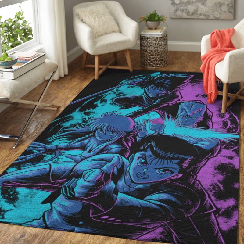 Yu Yu Hakusho Art Area Rug – Carpet