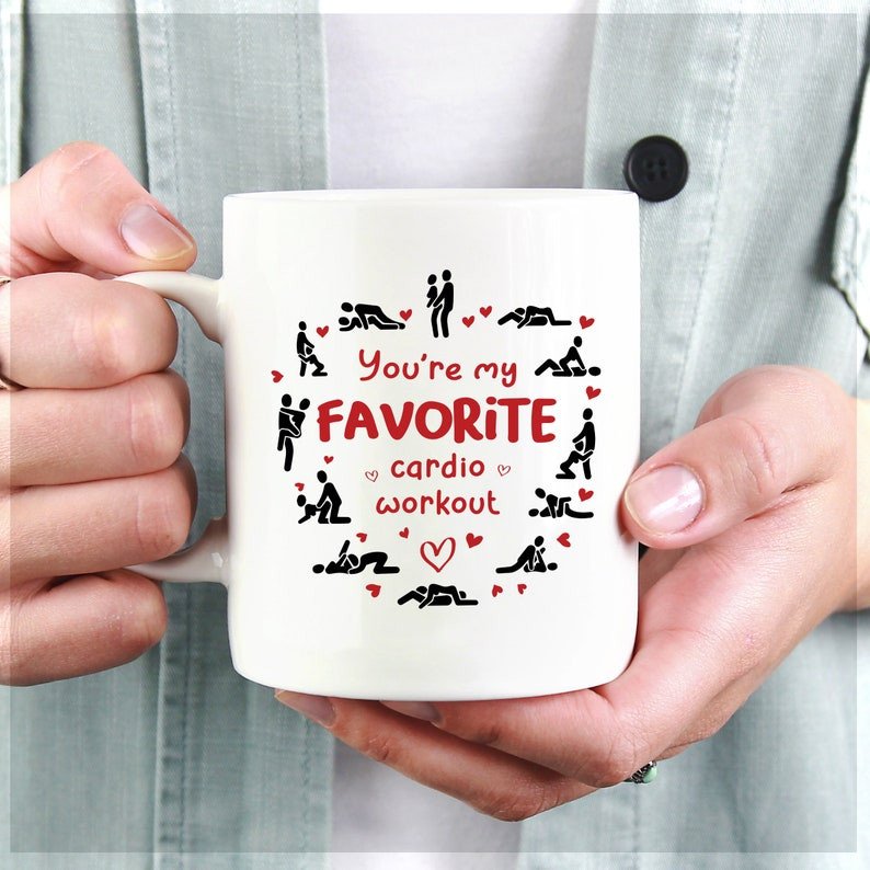 You’Re My Favorite Cardio Workout Funny Mug For Husband/ Wife, Boyfriend/ Girlfriend, Valentine Day Gift For Him/ Her