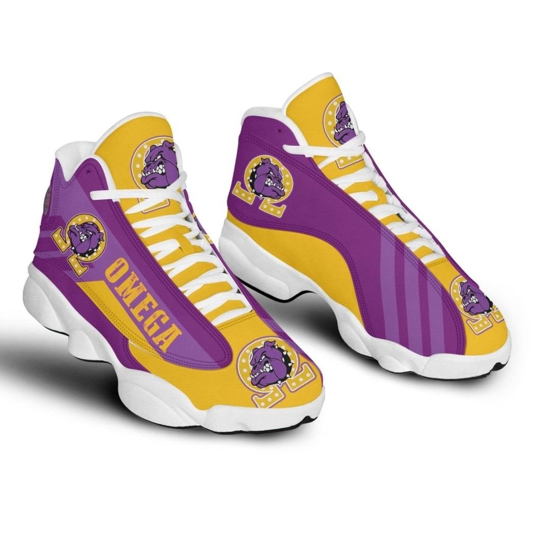 Wonderprint Footwear Bulldog Ques Omega Psi Phi Sneakers Lt10