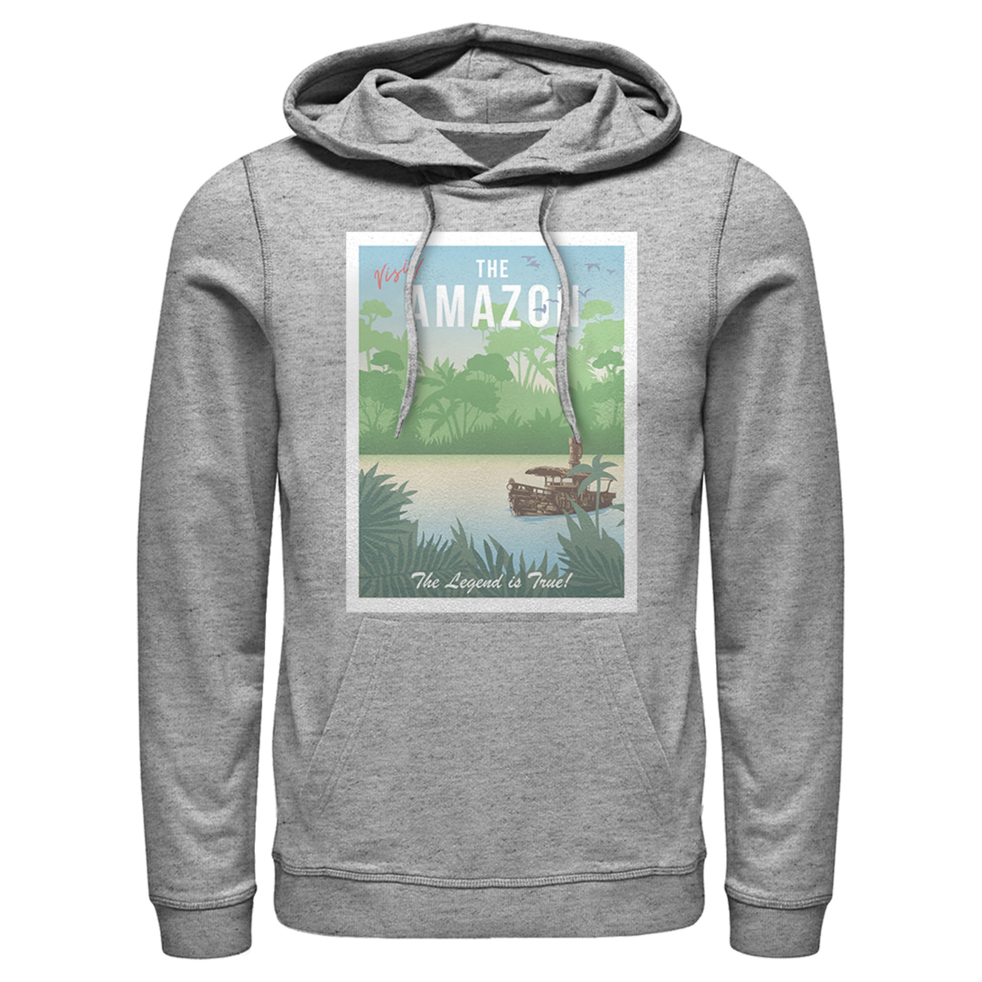 Jungle Cruise Men’S Visit The Amazon  Pull Over Hoodie