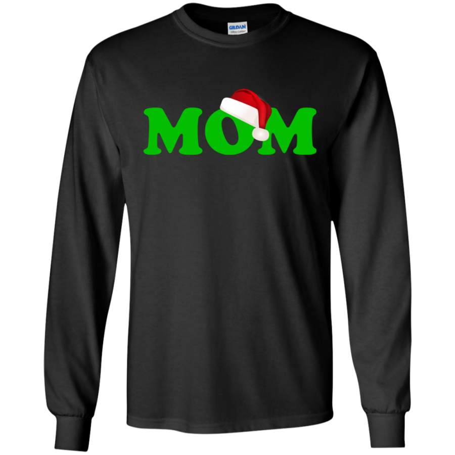 Christmas – Mom Santa Family Matching Pajamas Women LS/Hoodie/Sweatshirt.