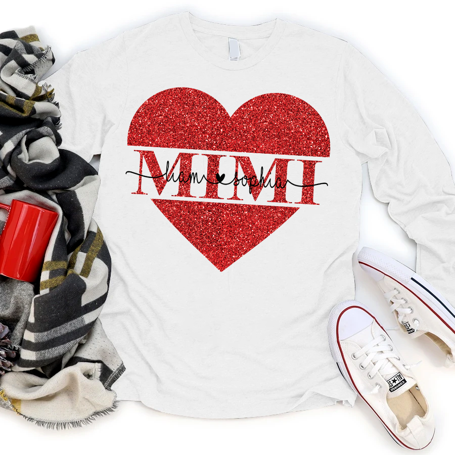 Lovely Mimi  Personalized Long Sleeve Shirt