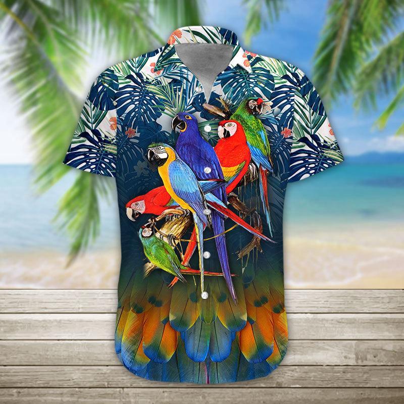 Funny Parrot Hawaii Lover Hawaii Shirt For Men Women Ha17998