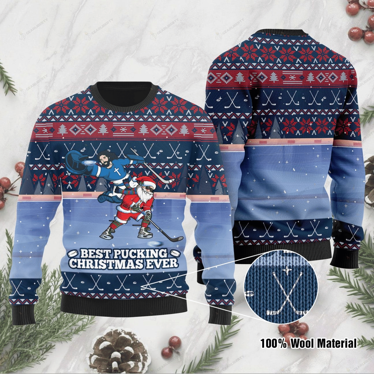 Best Pucking Christmas Ugly Sweater Tn151269