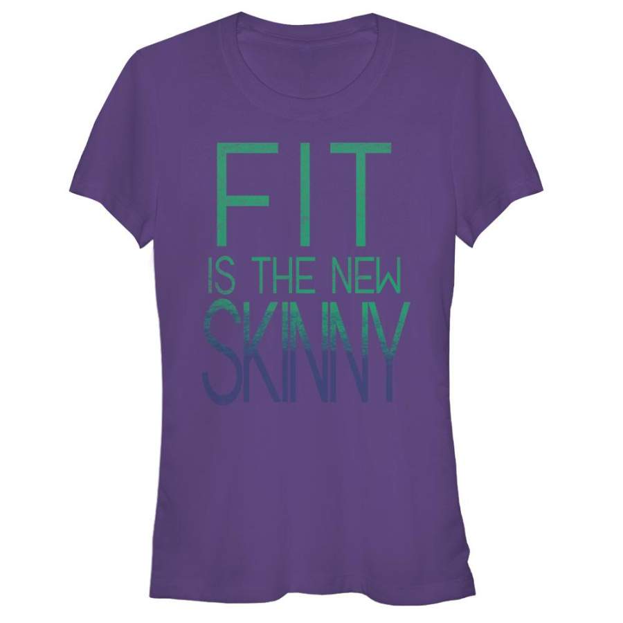 CHIN UP Junior’s Fit is the New Skinny  T Shirt Purple