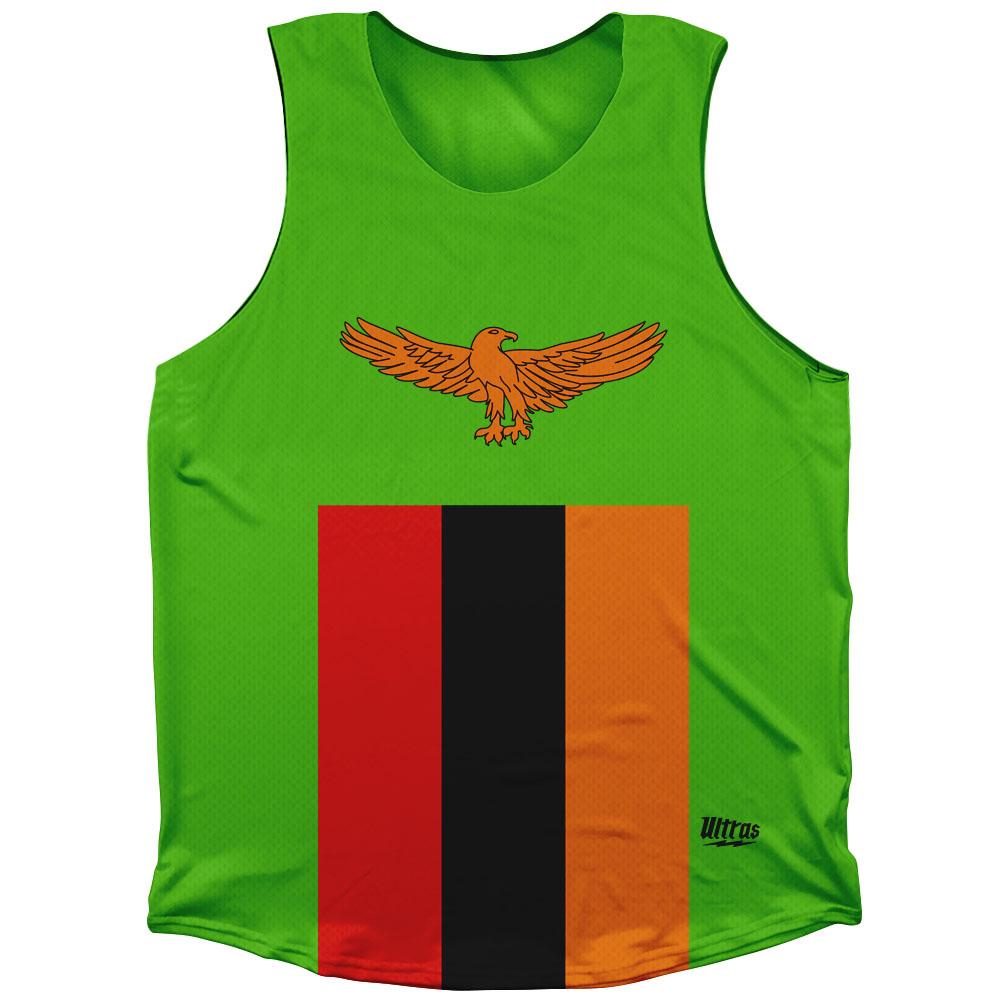 Zambia Country Flag Athletic Tank Top