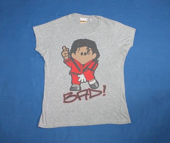 Michael Jackson Shirt American Singer Pop Music Rock Music Ladies Shirt Size Uk14 Eur42 Us10 Shirt