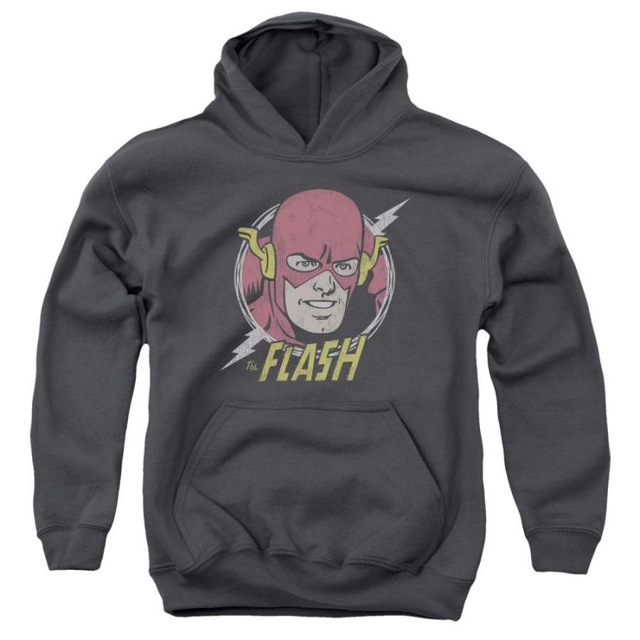 The Flash Vintage Voltage Youth Hoodie (Ages 8-12)