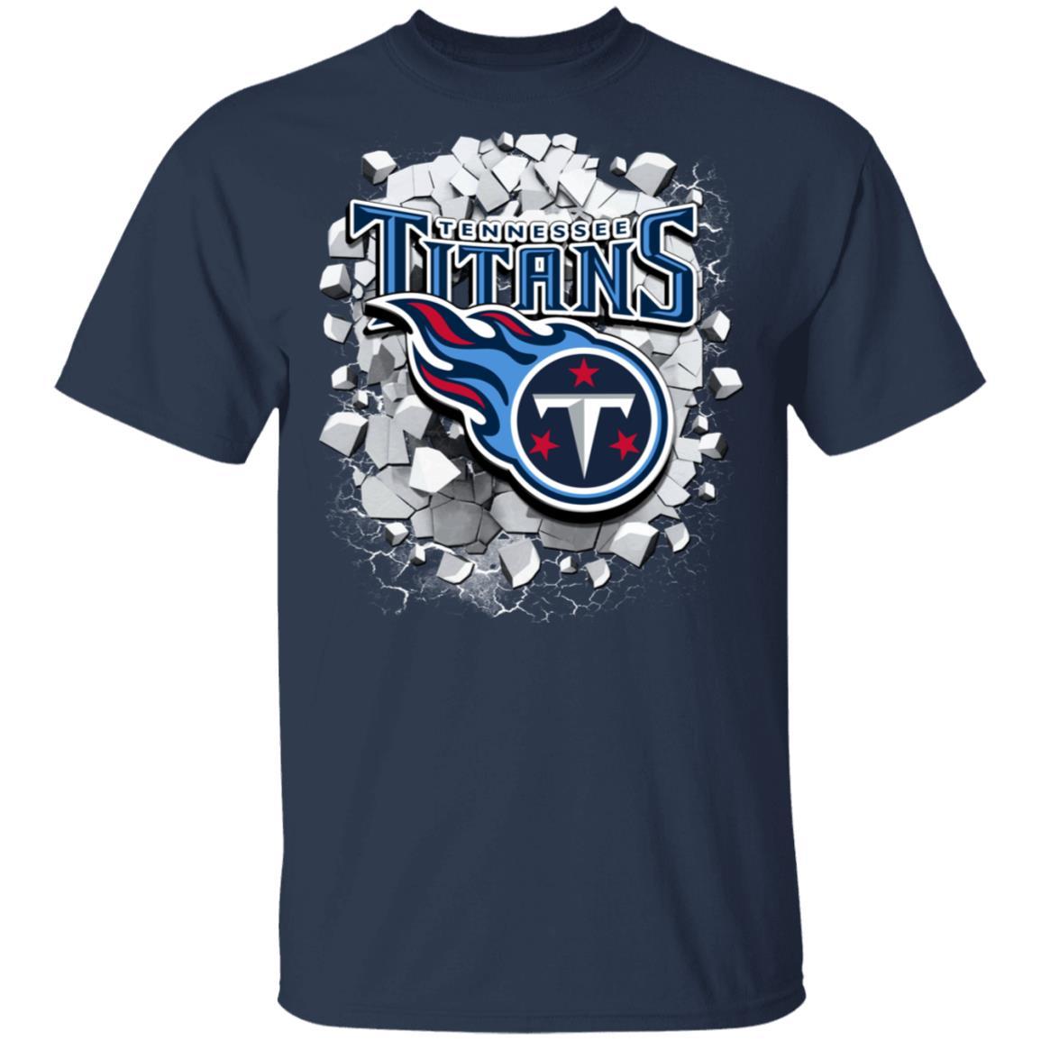 Amazing Earthquake Art Tennessee Titans T Shirt