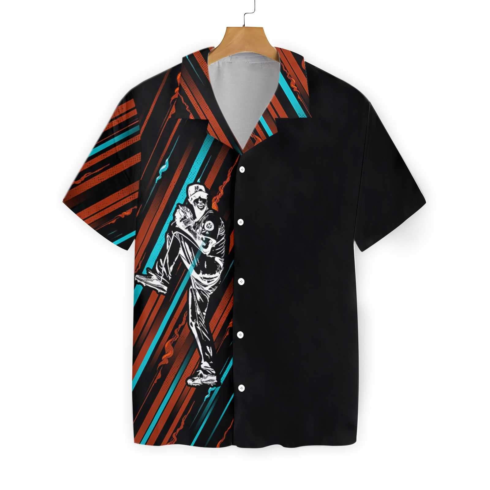 Baseball Black And Color Ez24 0202 Hawaiian Shirt