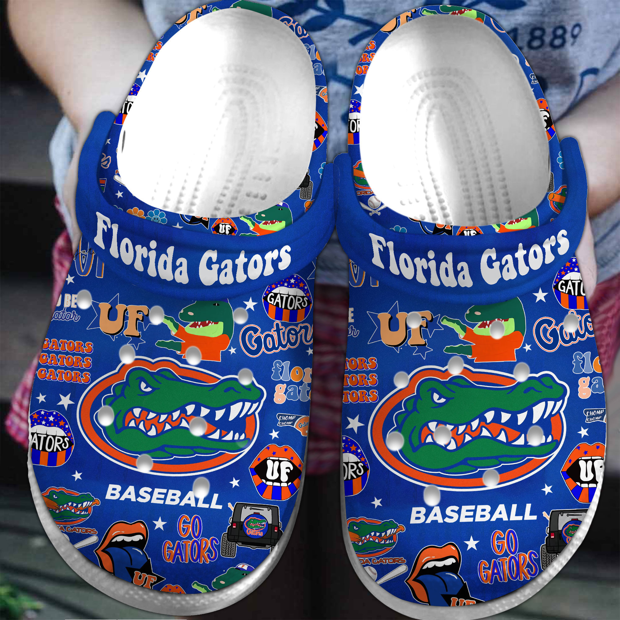 Premium Florida Gators NCAA Sport Crocs Crocband Clogs Shoes Comfortable For Men Women and Kids