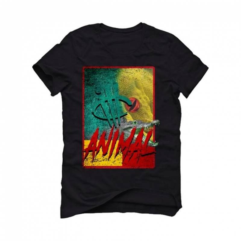 AIR JORDAN 3 ANIMAL INSTINCT 2.0 2020 Black T-Shirt (ANIMAL)