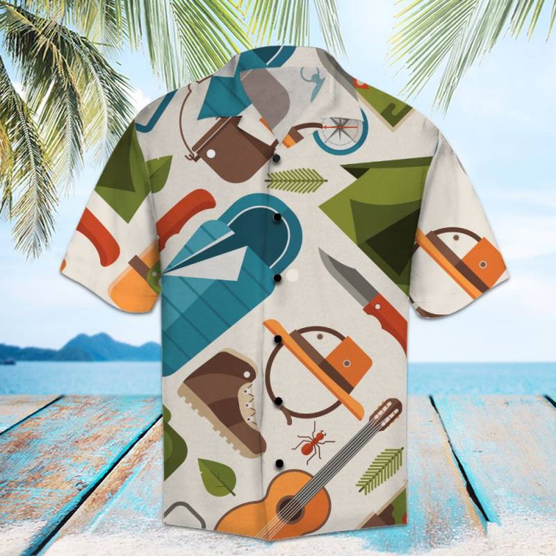 Amazing Camping Hawaiian Shirt Ha67728