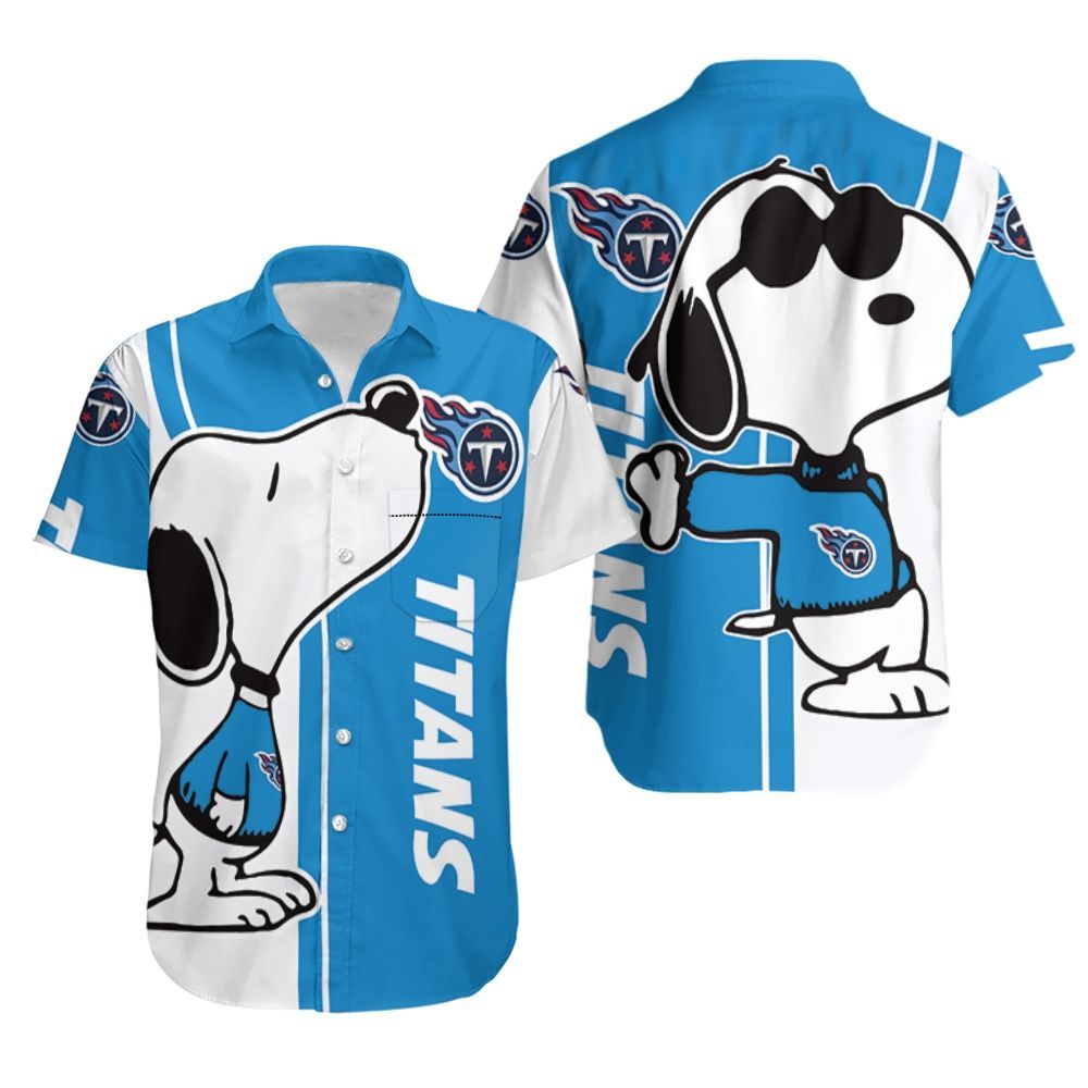 Tennessee Titans Snoopy Lover 3D Printed Hawaiian Shirt