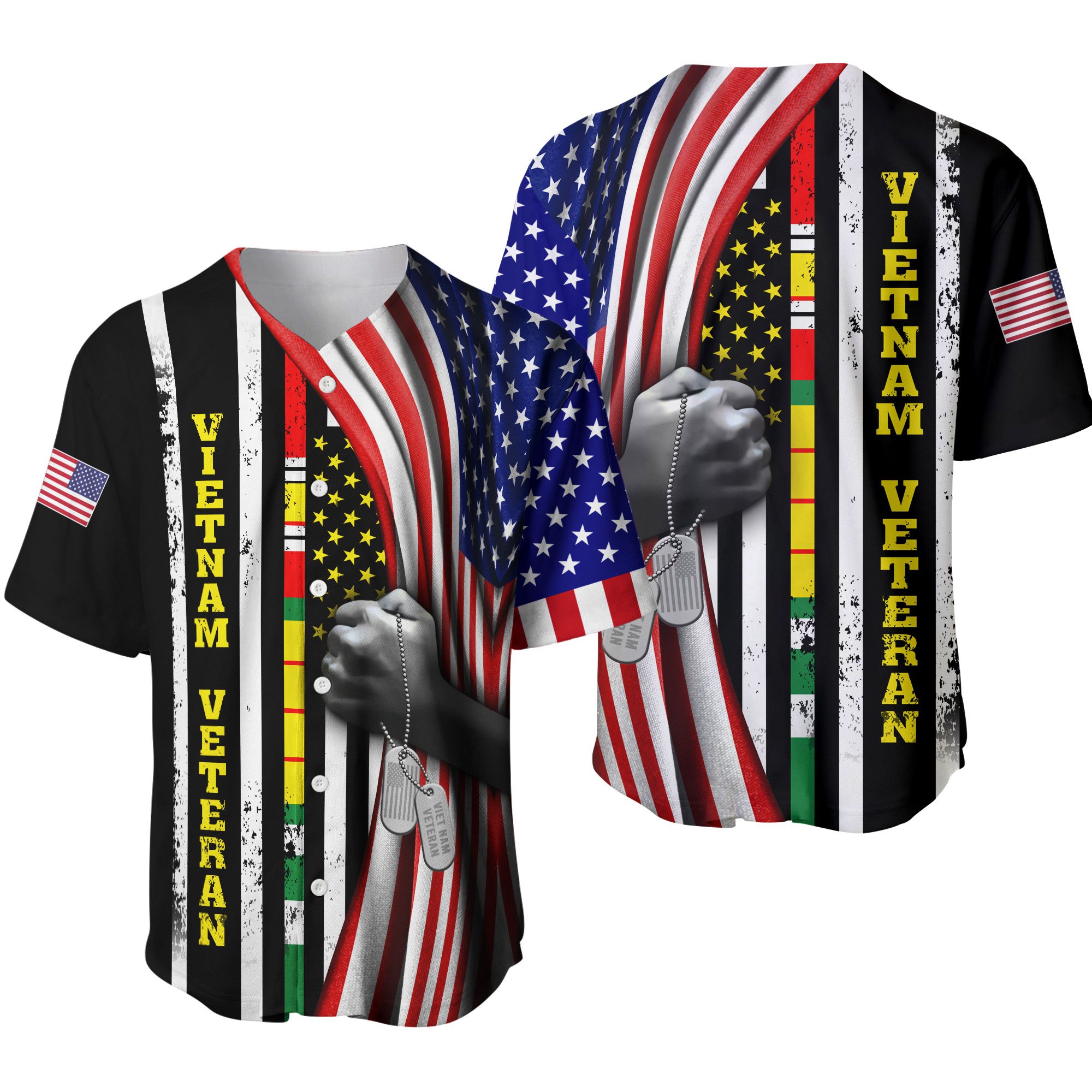 Viet Nam Veteran 3D All Over Printed Unisex Shirts