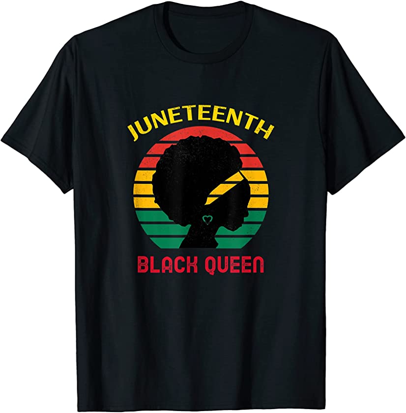 Juneteenth Black Queen Pride June 19 1865 T-Shirt