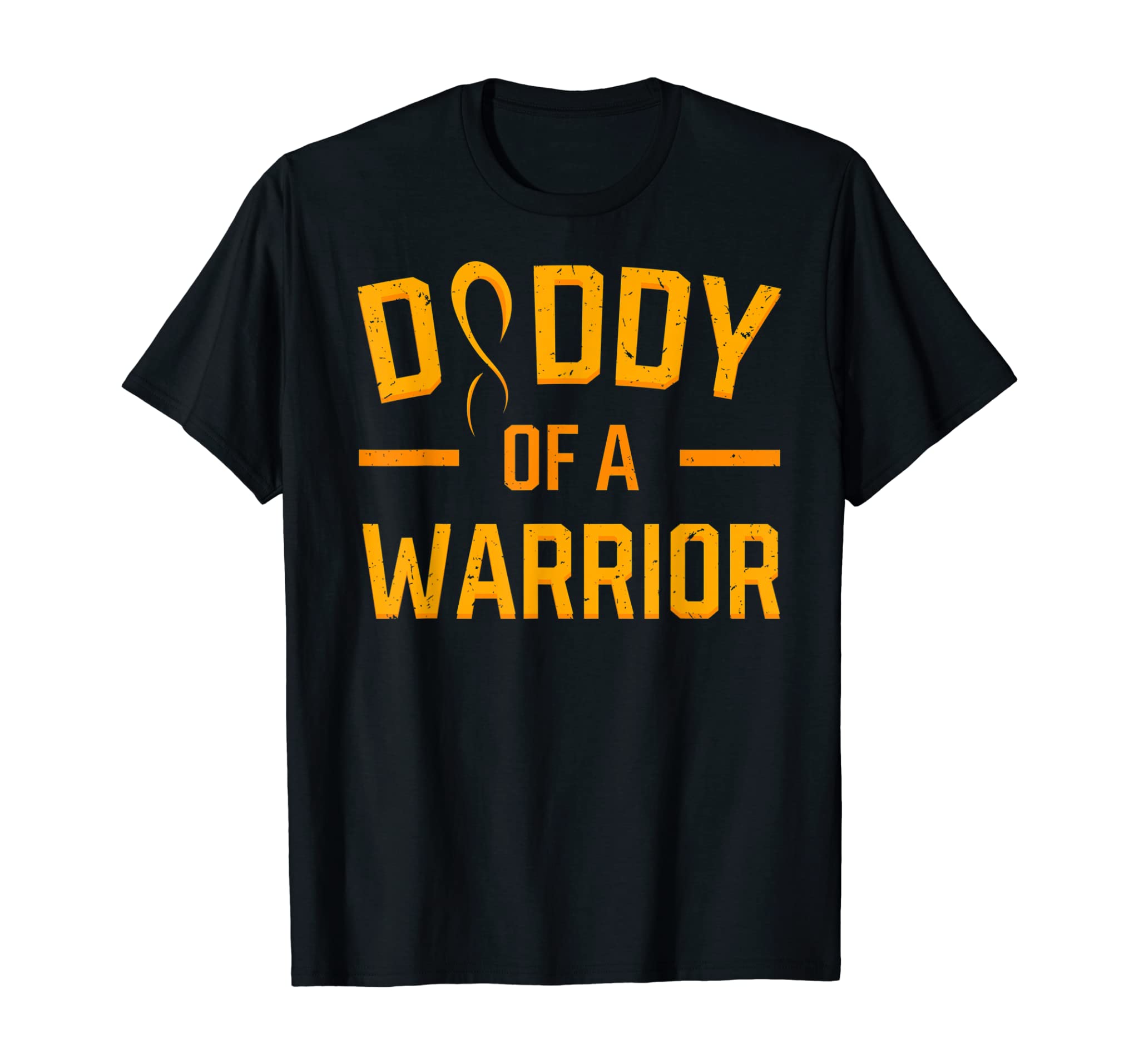 Daddy Of A Warrior Childhood Cancer Medulloblastoma Father T-Shirt