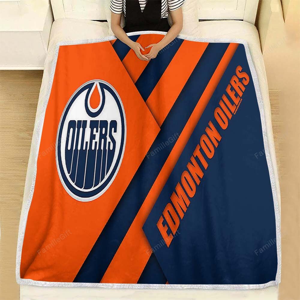 Edmonton Oilers Fleece Blanket – Edmonton Soft Blanket, Warm Blanket