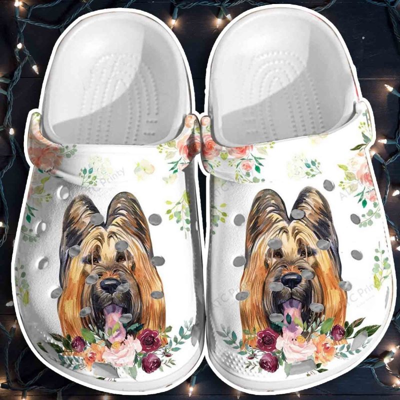 Funny Dog Shoes Puppy Flower Crocbland Clogs Gifts For Schoolgirl