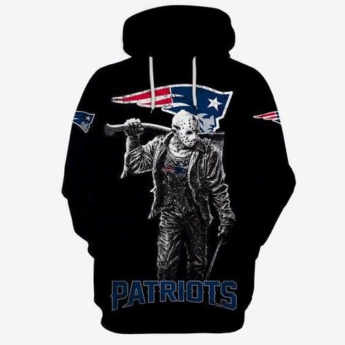 New England Patriots The Devil 3D Hoodie Zip Sweatshirt Custom Full  personalize Personalized Trending Gift