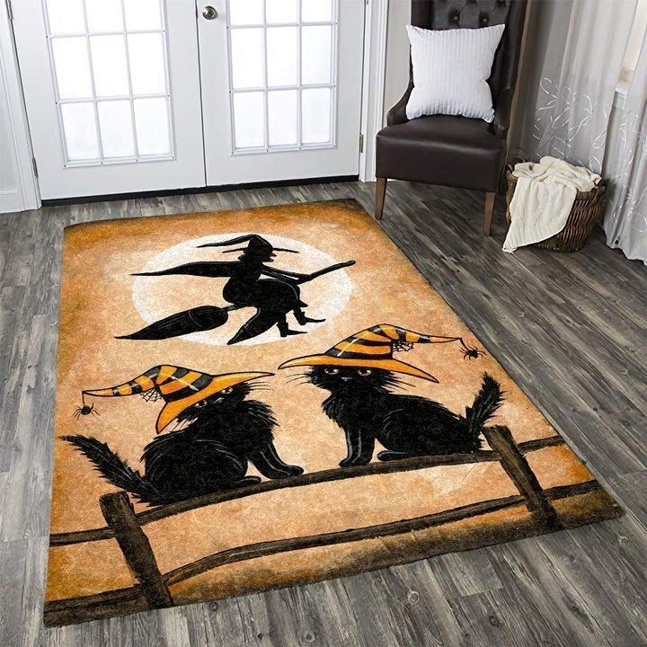 Halloween Cat Rug