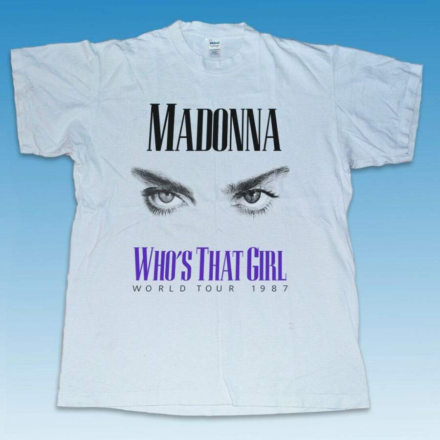 Vintage Madonna Who’s That Girl Tour 1987 T-Shirt