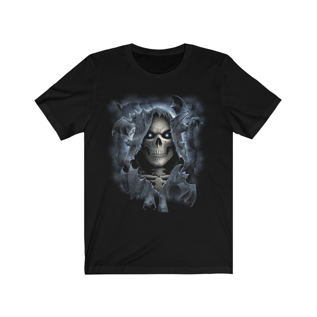 Death Skeleton Bat Skull T-Shirt