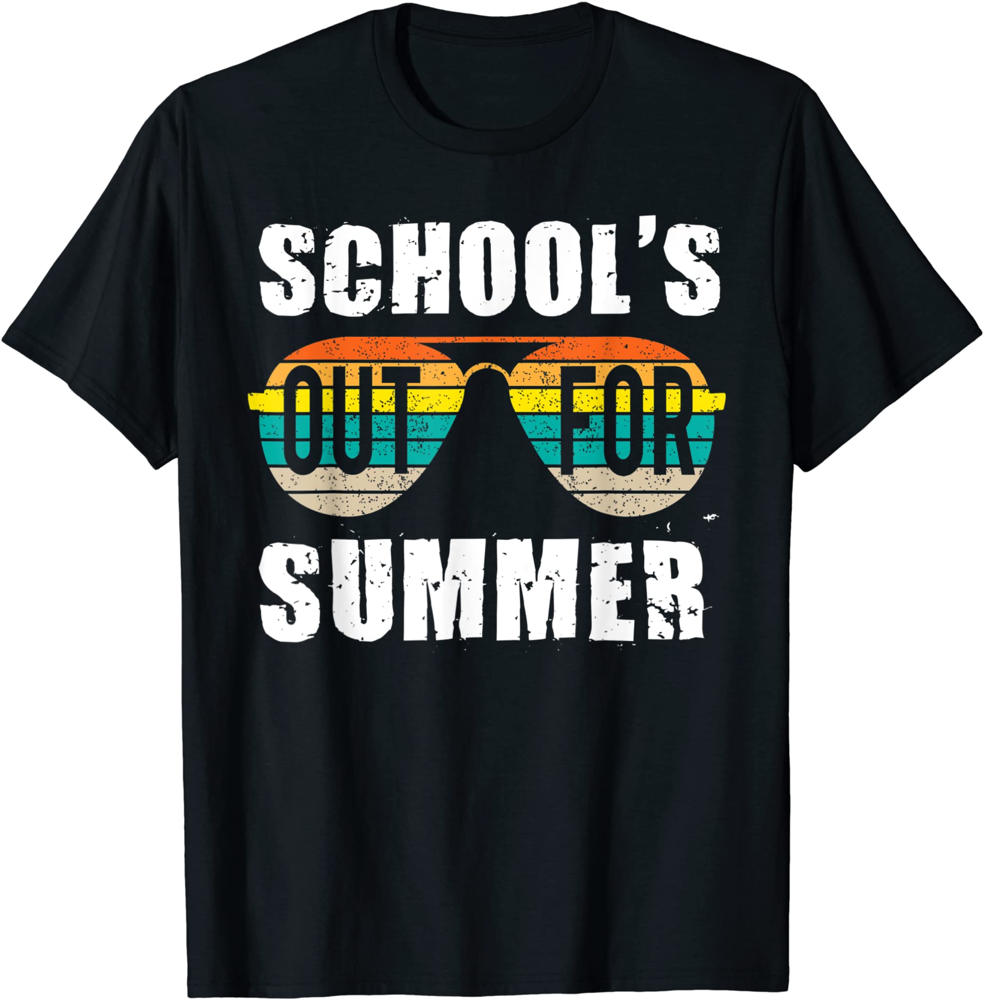 Schools Out For Summer Happy Last Day Of School Vintage Gift T-Shirt