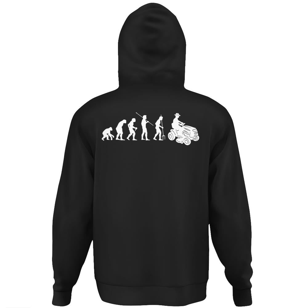 Lawn Tractor Evolution Ride-On Mower- Lawn Mower Hoodie Print On Back