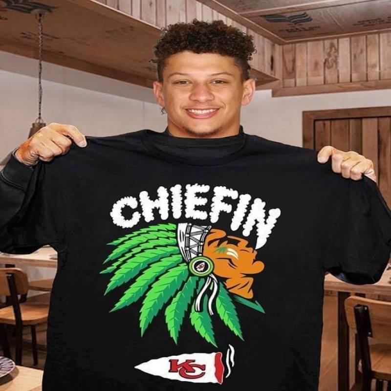 Chiefin Kansas City Chiefs Smoke T Shirt