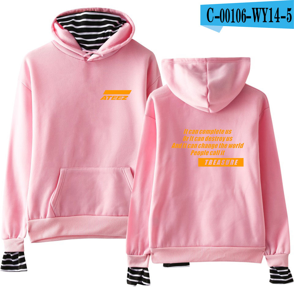 2021 Fashion Hoodies ATEEZ Women Clothes Girls Hoodie Sweatshirts Hip Hop Kpop womens Casual Harajuku Tops spring pullover alx