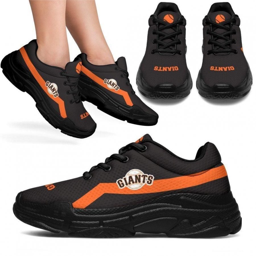 Edition Chunky Sneakers With Line San Francisco Giants Shoes #964