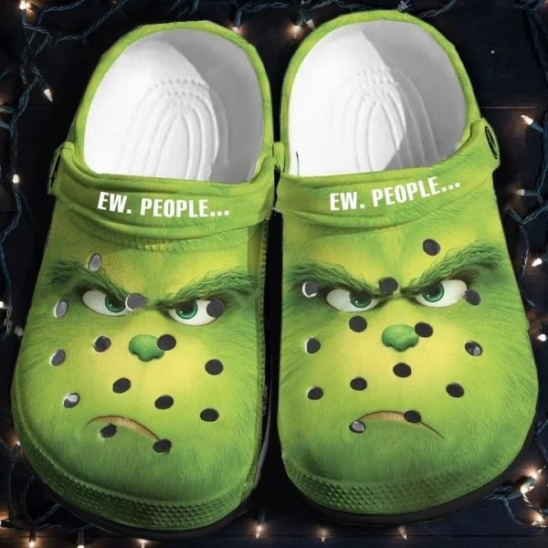 Ew People Grinch Christmas Gifts Adults Crocs Crocband Clog Shoes For Men Women Nd